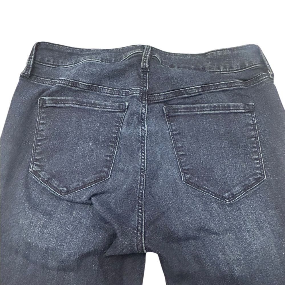 Old Navy Women’s Rockstar Indigo Distressed Cuff Super Skinny‎ Ankle Jeans 10 - Picture 2 of 8
